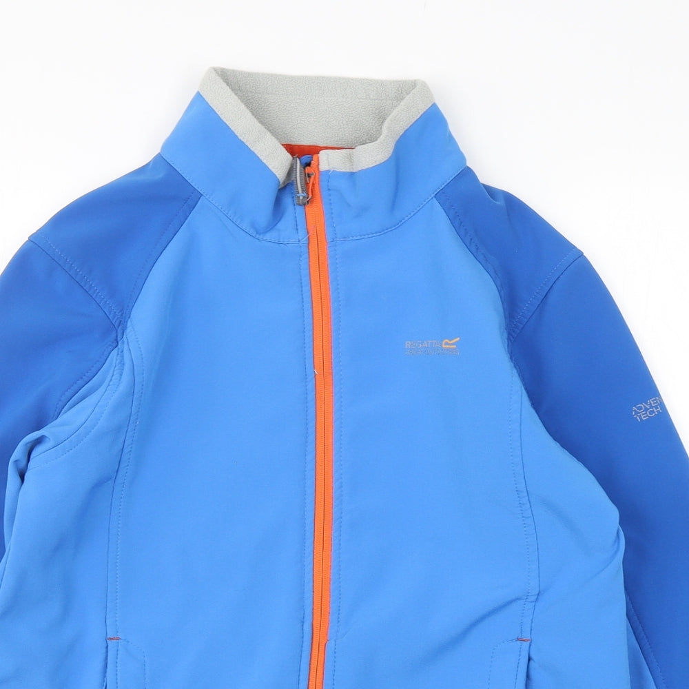 Regatta Boys Blue   Windbreaker Jacket Size 16 Years  Zip