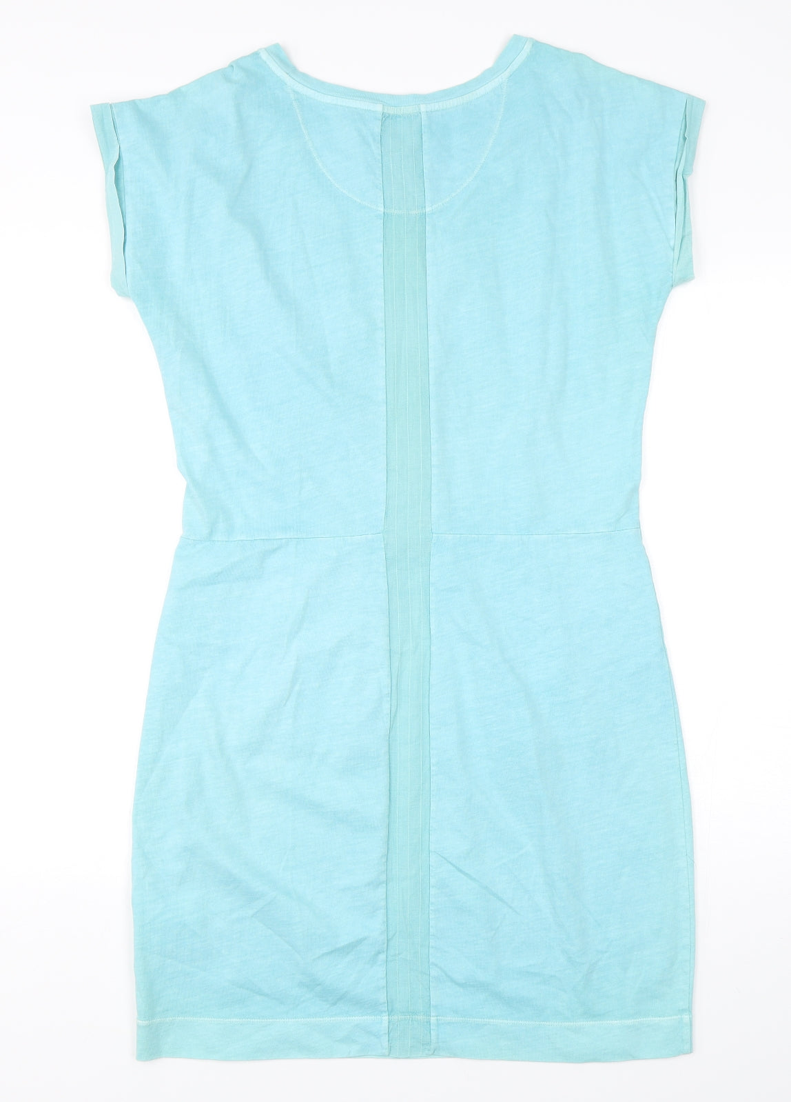 Sandwich Womens Blue  Cotton T-Shirt Dress  Size M  Round Neck Pullover