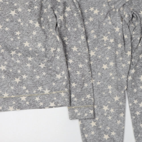 Marks and Spencer Womens Grey Geometric Polyester Cami Pyjama Set Size XS   - Star print