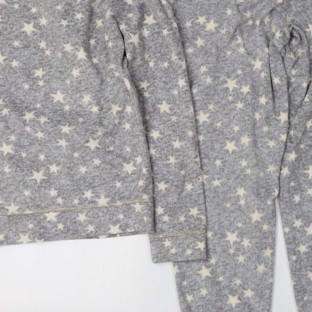 Marks and Spencer Womens Grey Geometric Polyester Cami Pyjama Set Size XS   - Star print