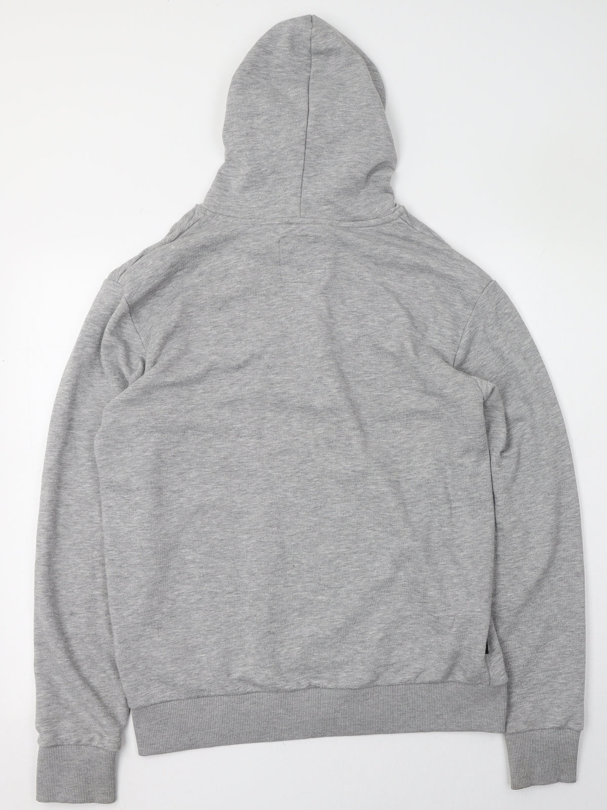 Intense Mens Grey  Cotton Pullover Hoodie Size XL