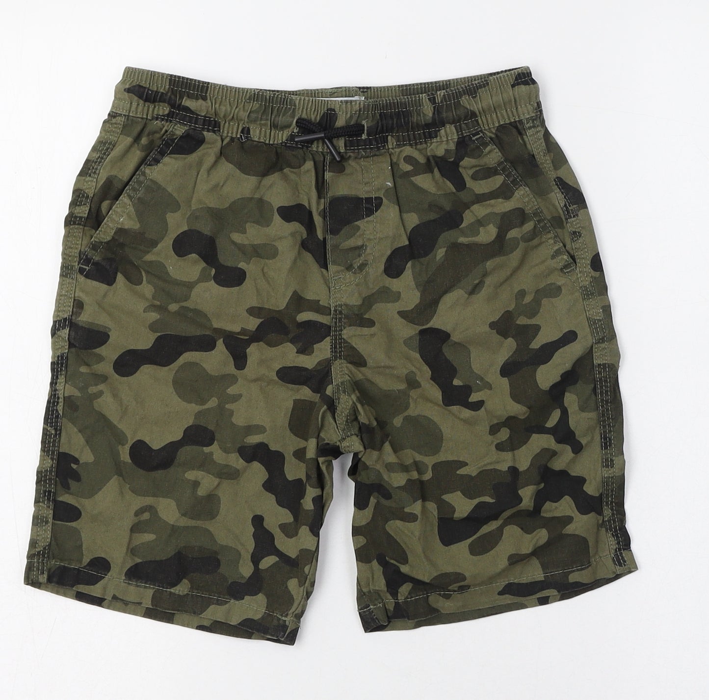 Primark Boys Multicoloured Camouflage Cotton Utility Shorts Size 8-9 Years  Regular