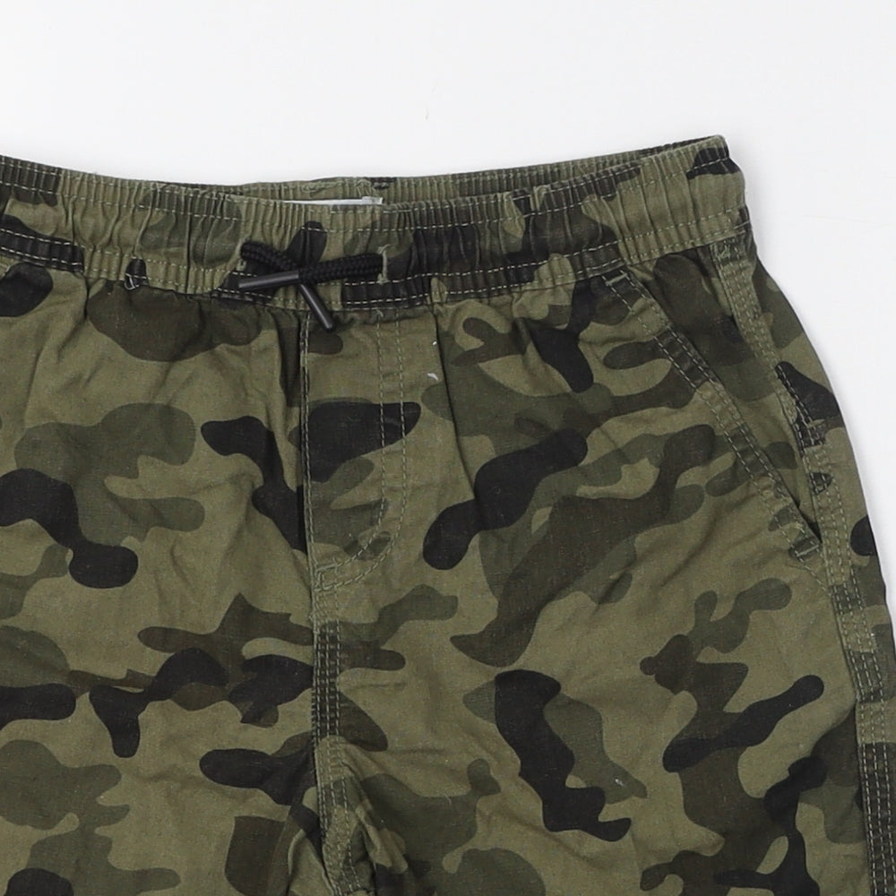 Primark Boys Multicoloured Camouflage Cotton Utility Shorts Size 8-9 Years  Regular