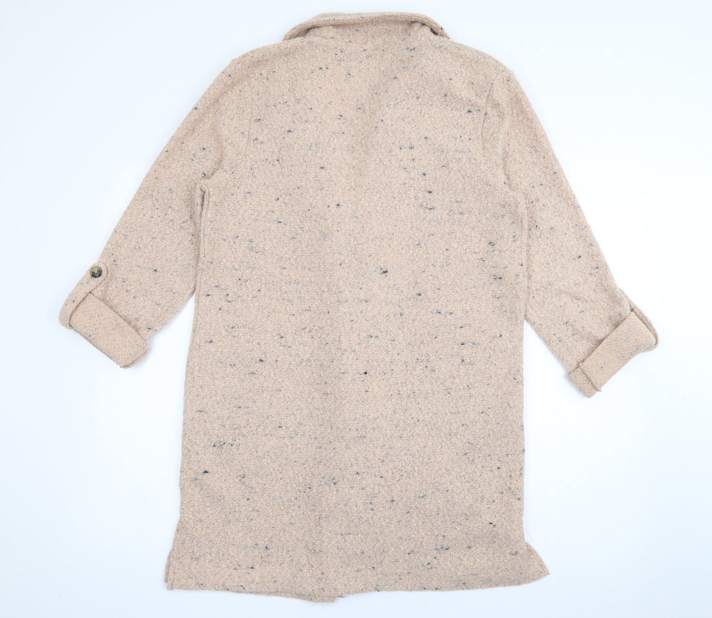 Tu  Womens Beige   Jacket Coatigan Size S