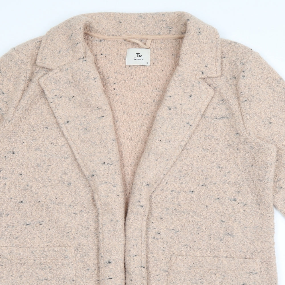 Tu  Womens Beige   Jacket Coatigan Size S