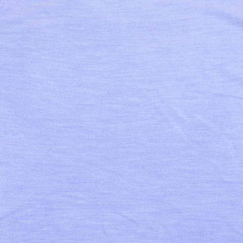 Primark Womens Purple V-Neck  Acrylic Pullover Jumper Size 18