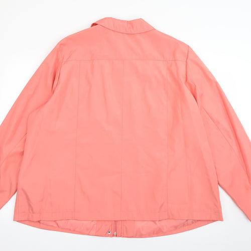 Classic Womens Pink   Jacket Coat Size XL  Zip