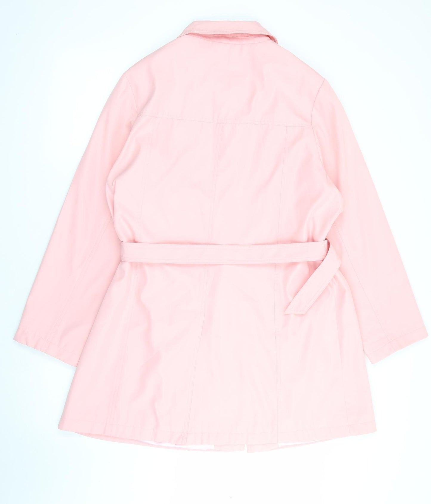 Klass Womens Pink   Rain Coat Coat Size 18  Snap