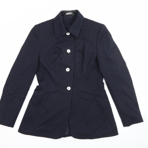 Laura Ashley Womens Blue   Jacket Coat Size 8  Button