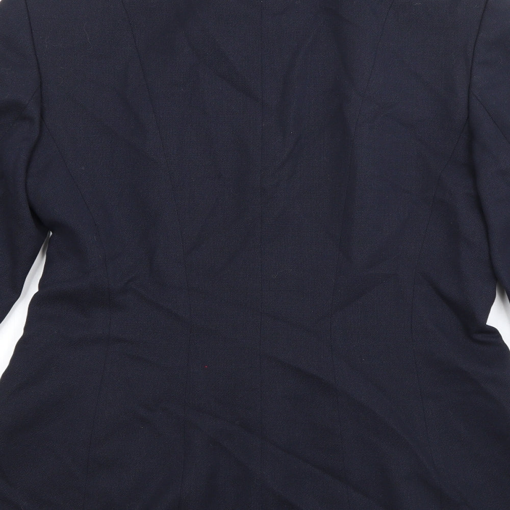 Laura Ashley Womens Blue   Jacket Coat Size 8  Button