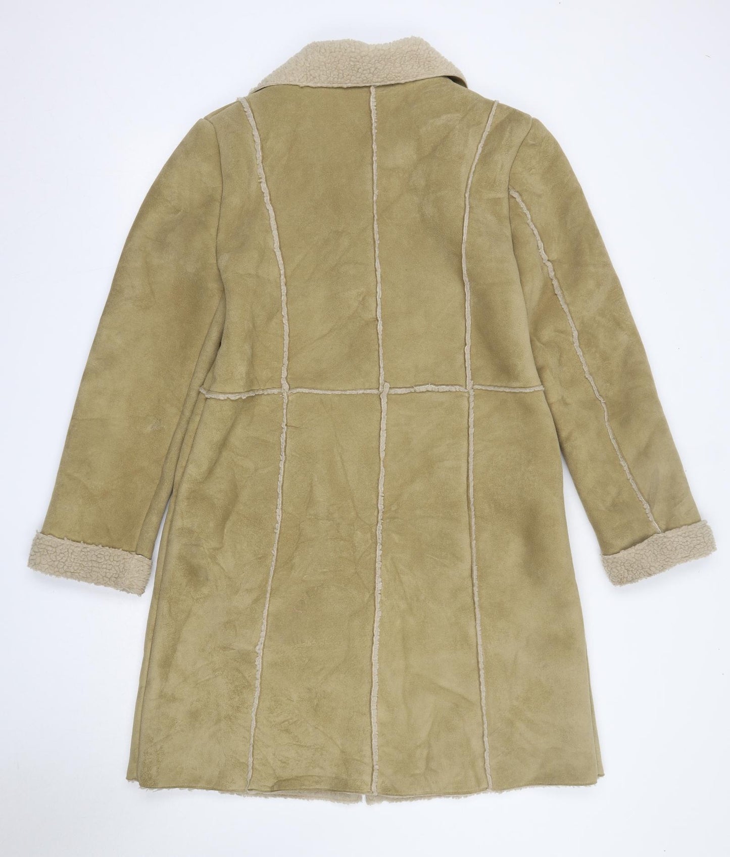 Nikita Womens Beige   Overcoat Jacket Size L  Button