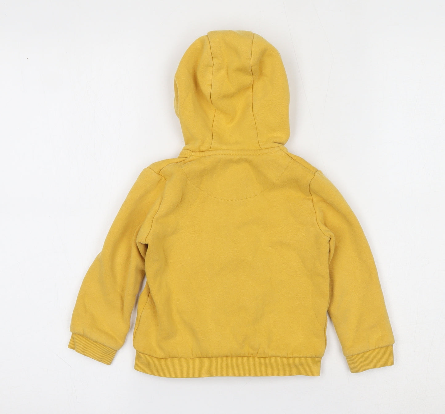 Fred and Flo  Yellow  Cotton Full Zip Jumper Size 18-24 Months  Zip