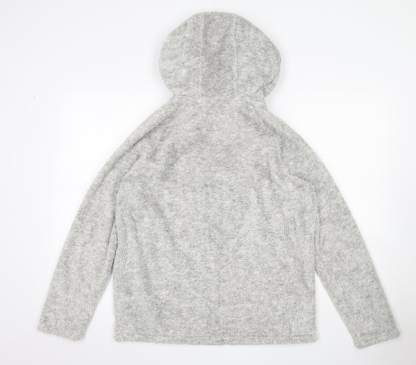 Marks and Spencer Womens Grey  100% Polyester Pullover Hoodie Size 12   - Tatty Teddy Me to You