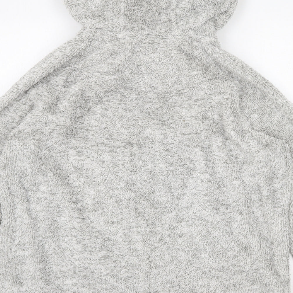 Marks and Spencer Womens Grey  100% Polyester Pullover Hoodie Size 12   - Tatty Teddy Me to You