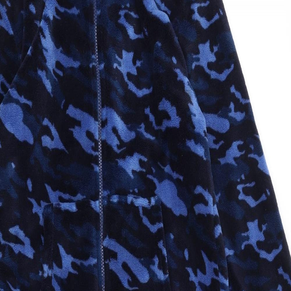 NEXT Boys Blue Camouflage 100% Polyester  One Piece Size 11 Years  Zip