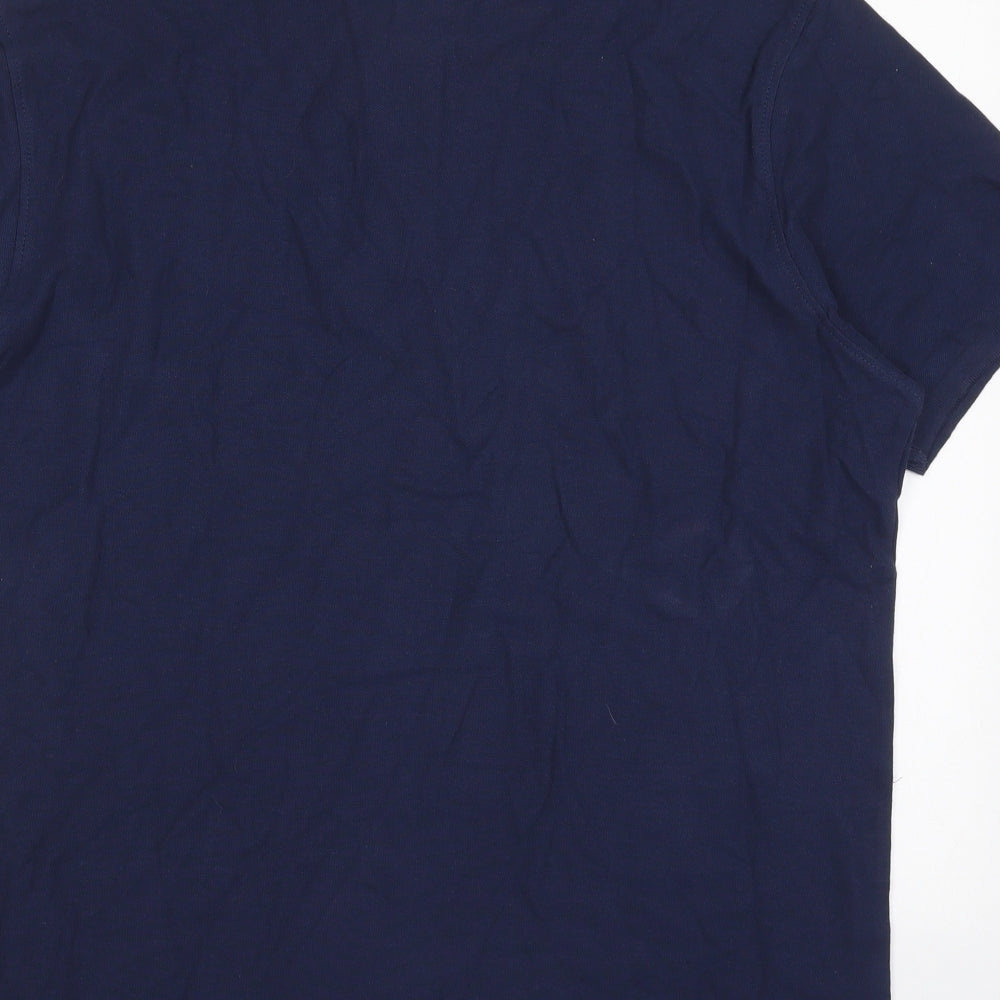 Primark Mens Blue  Cotton  Polo Size XL Collared Pullover