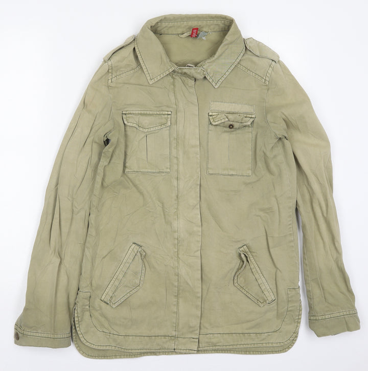 H&M Womens Green   Jacket  Size 10  Zip