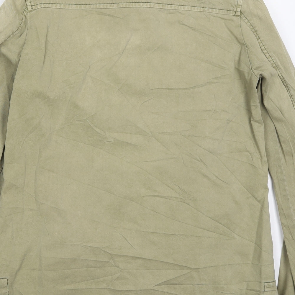 H&M Womens Green   Jacket  Size 10  Zip