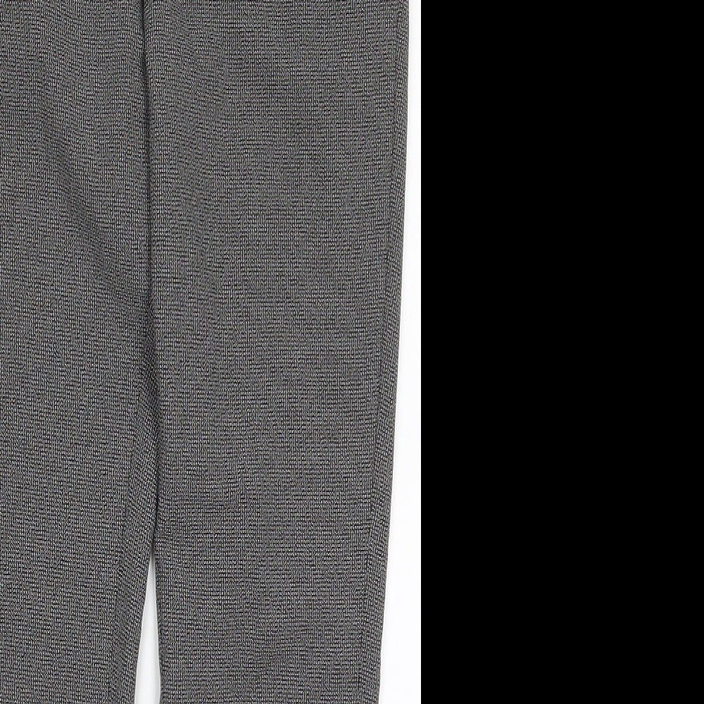 Atmosphere Womens Grey  Polyester Trousers  Size 10 L30 in Regular Hook & Eye