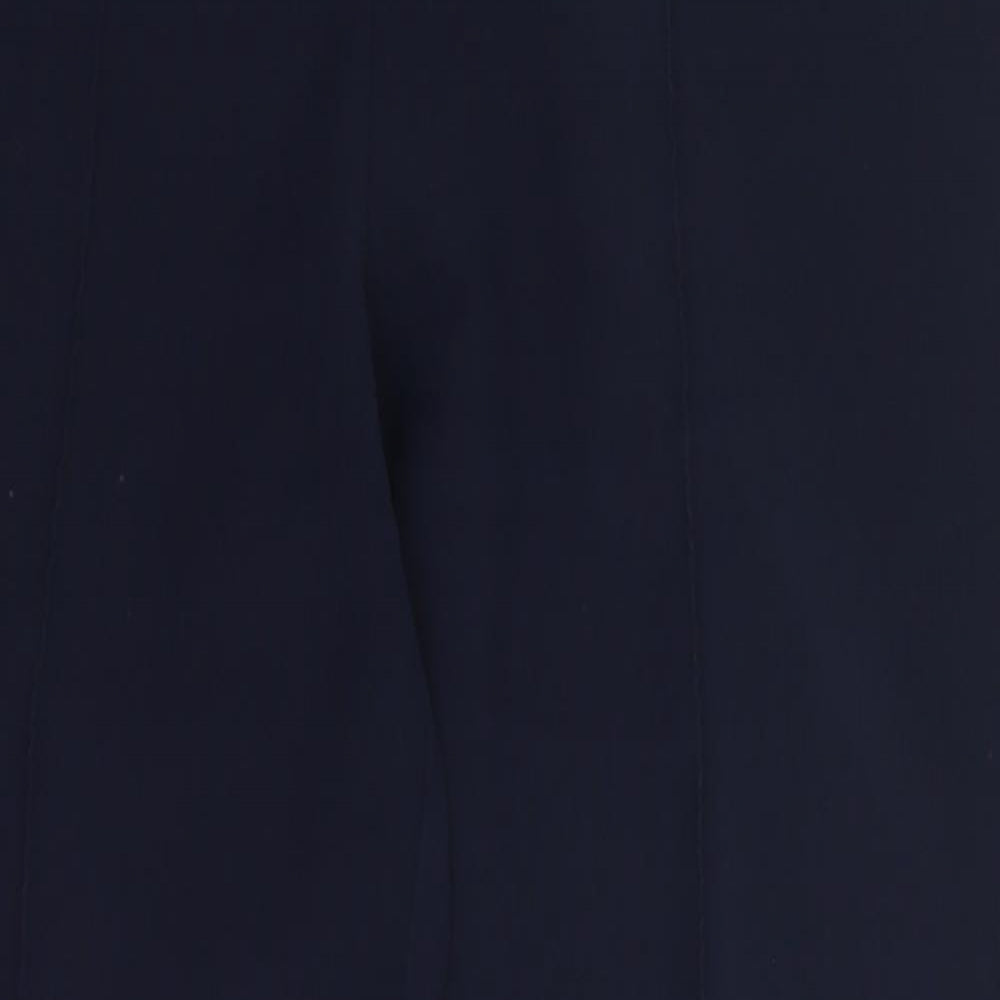 Bonmarché Womens Blue  Polyester Trousers  Size 14 L27 in Regular