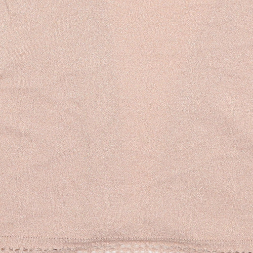 Marks and Spencer Womens Pink V-Neck  Viscose Cardigan Jumper Size 14