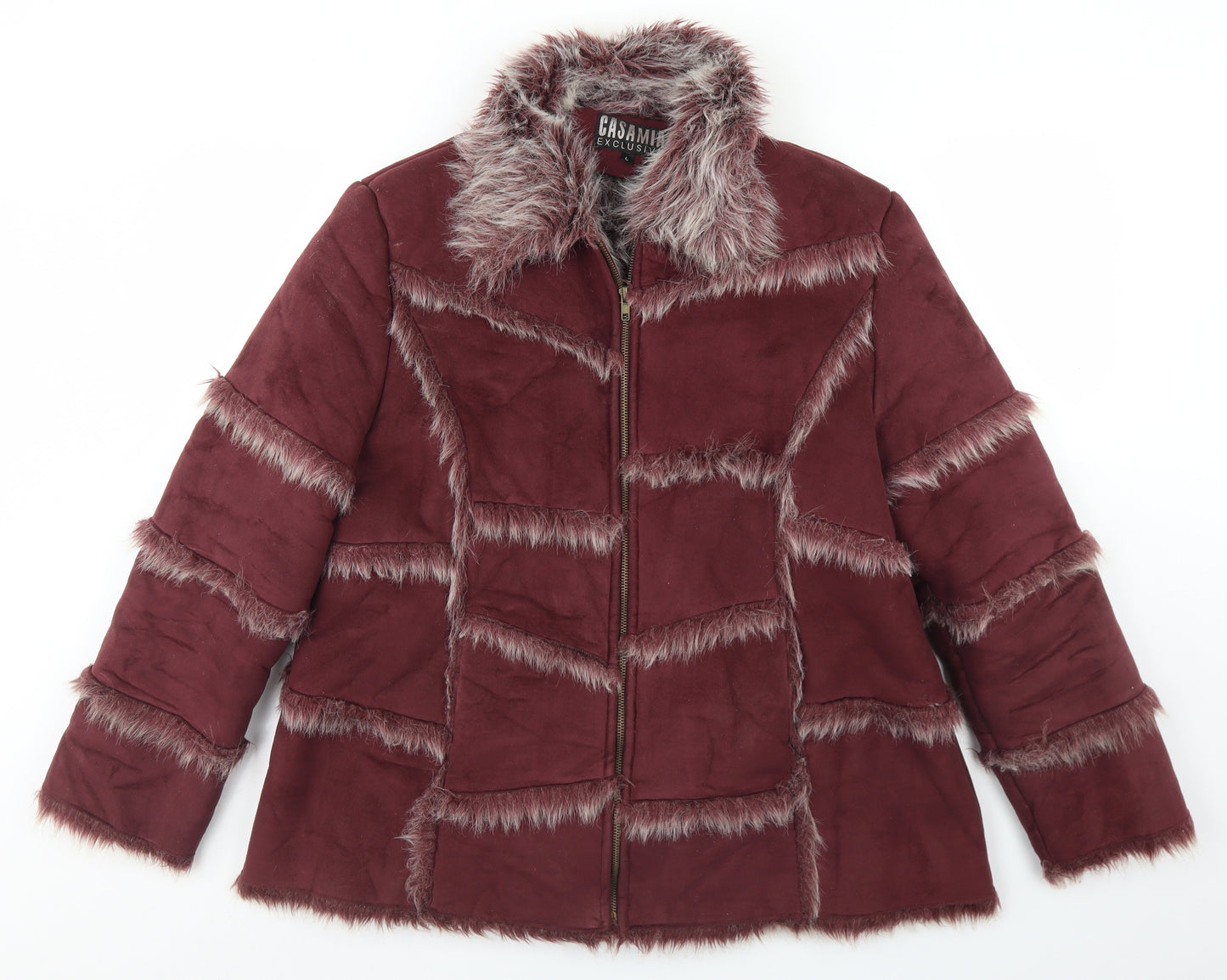 Casamia Womens Purple   Jacket  Size L  Zip