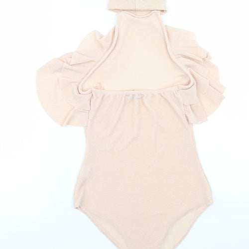Select Womens Pink  Polyester Bodysuit One-Piece Size 12