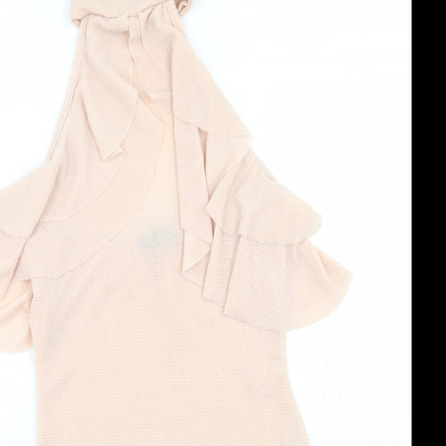 Select Womens Pink  Polyester Bodysuit One-Piece Size 12