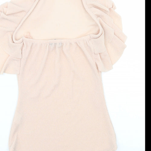 Select Womens Pink  Polyester Bodysuit One-Piece Size 12