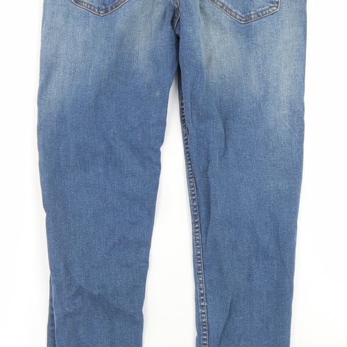 Denim Co Mens Blue  Cotton Skinny Jeans Size 30 in L28 in Regular Button