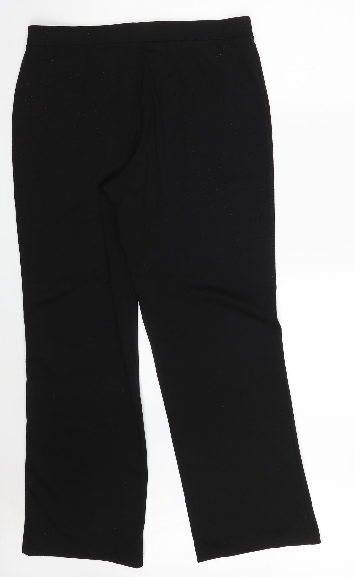 George Womens Black  Polyester Bloomer Trousers Size L L31 in Regular