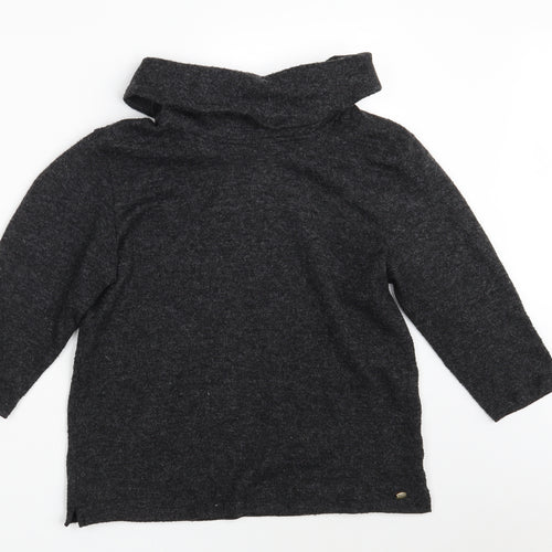 Tigi Womens Grey High Neck  Polyester Pullover Jumper Size 14   - Size14-16