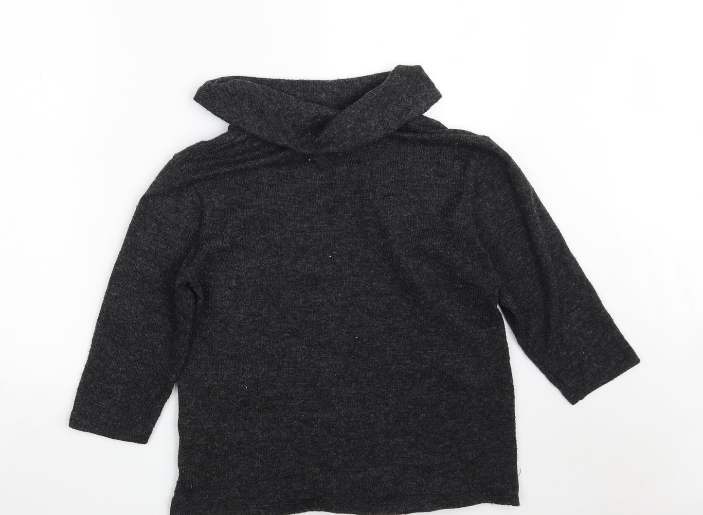 Tigi Womens Grey High Neck  Polyester Pullover Jumper Size 14   - Size14-16
