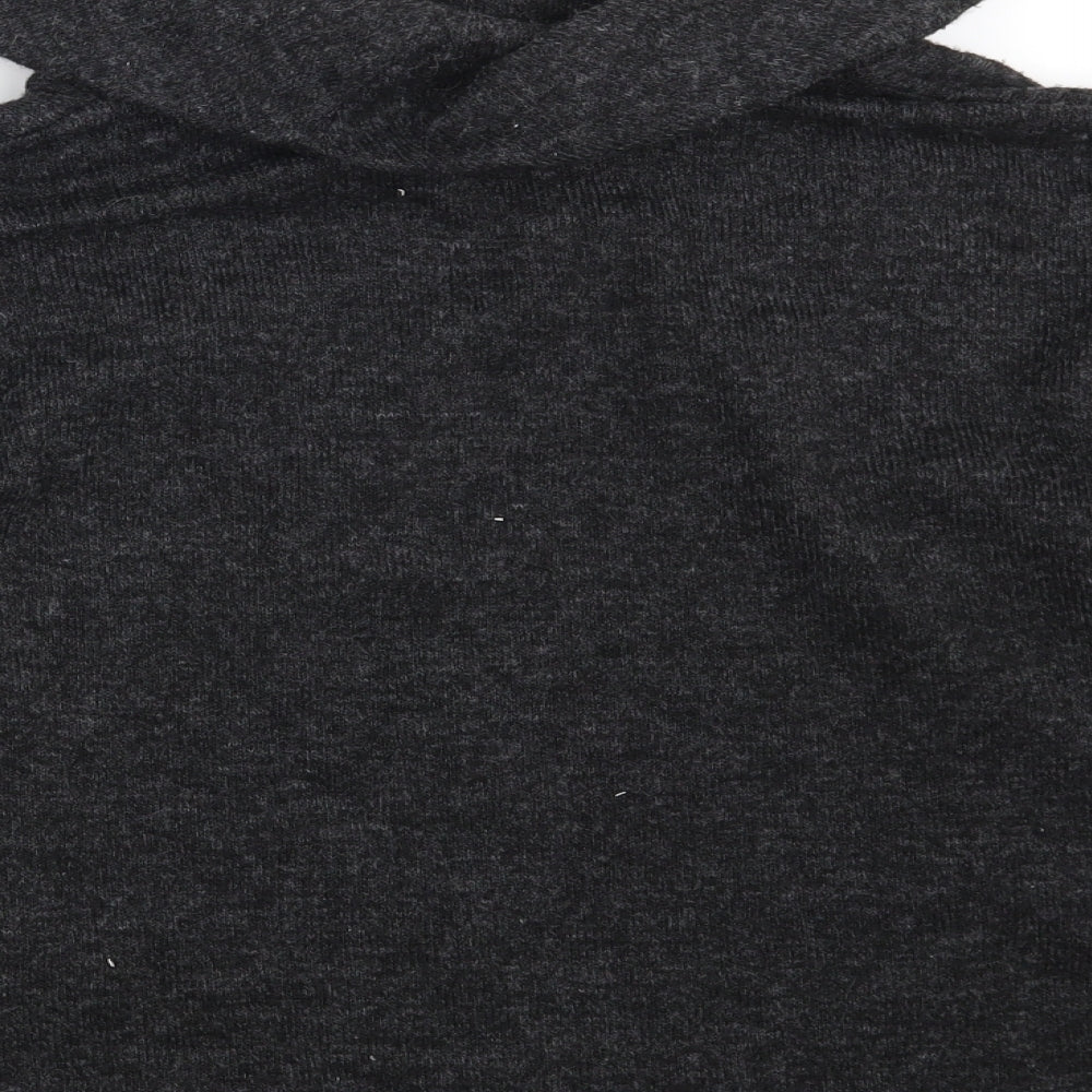 Tigi Womens Grey High Neck  Polyester Pullover Jumper Size 14   - Size14-16