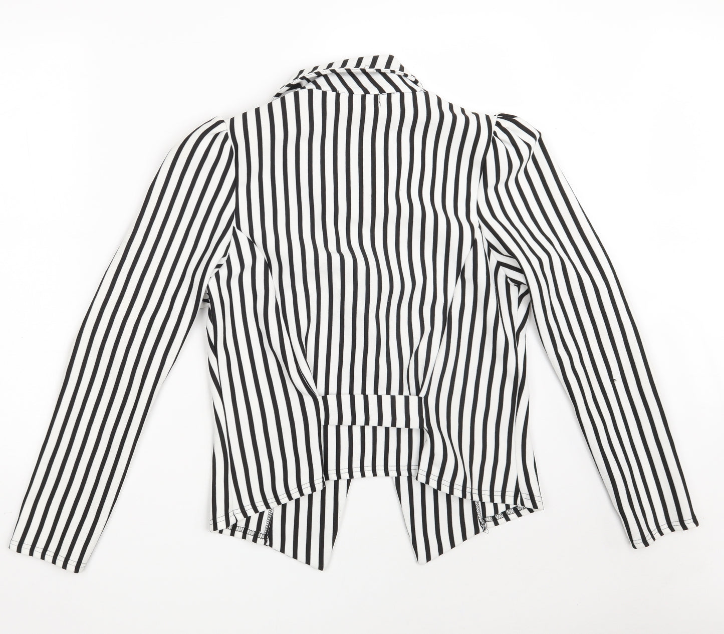 Urban Bliss Womens White Striped  Jacket  Size 14  Button