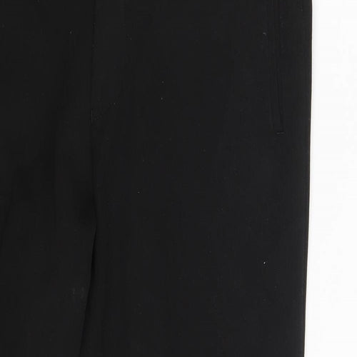REMUS Mens Black  Polyester Trousers  Size 32 in L29 in Regular Zip