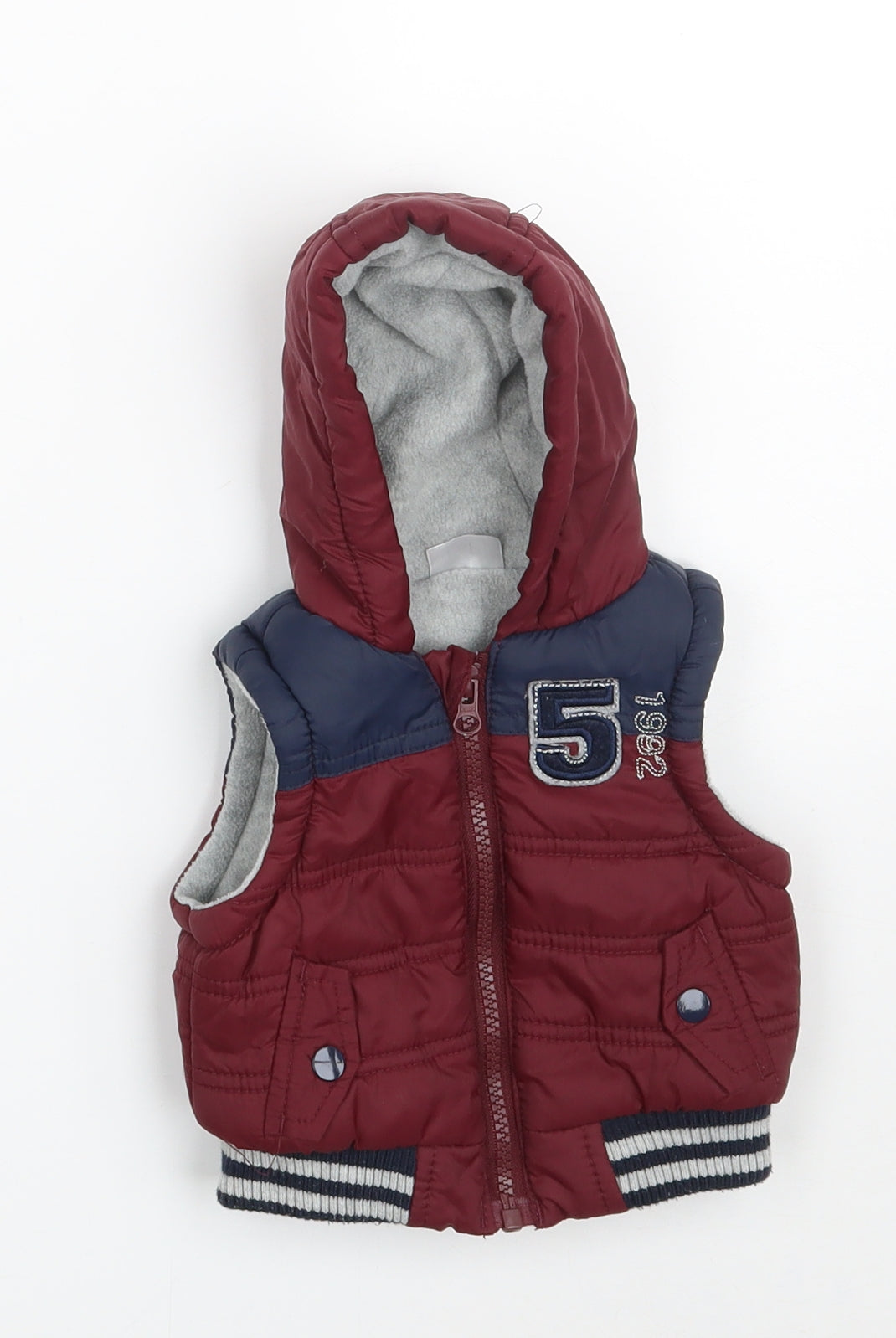 F&F Baby Purple   Gilet Jacket Size 0-3 Months   Zip