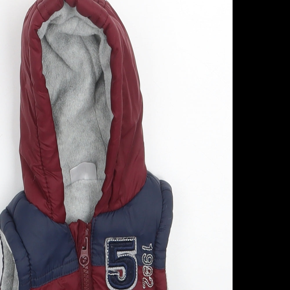 F&F Baby Purple   Gilet Jacket Size 0-3 Months   Zip