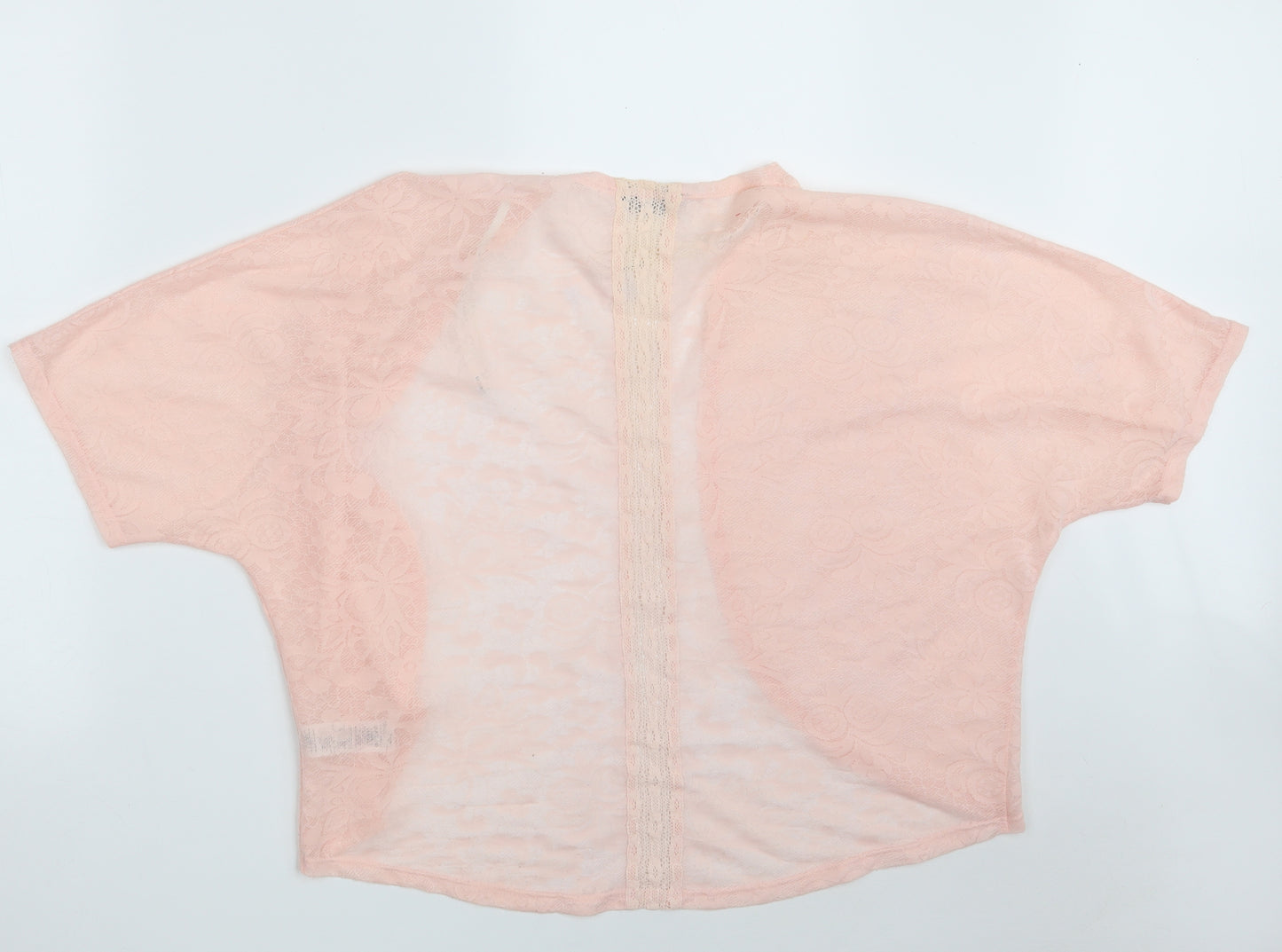 Dorothy Perkins Womens Pink Floral Polyester Basic Blouse Size 10 V-Neck