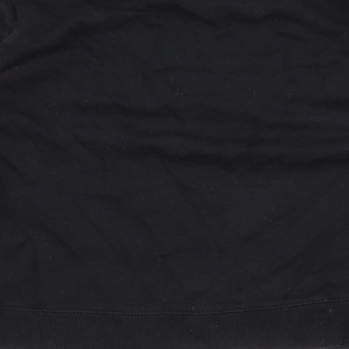 ASOS Womens Black  Cotton Pullover Sweatshirt Size 8  Pullover
