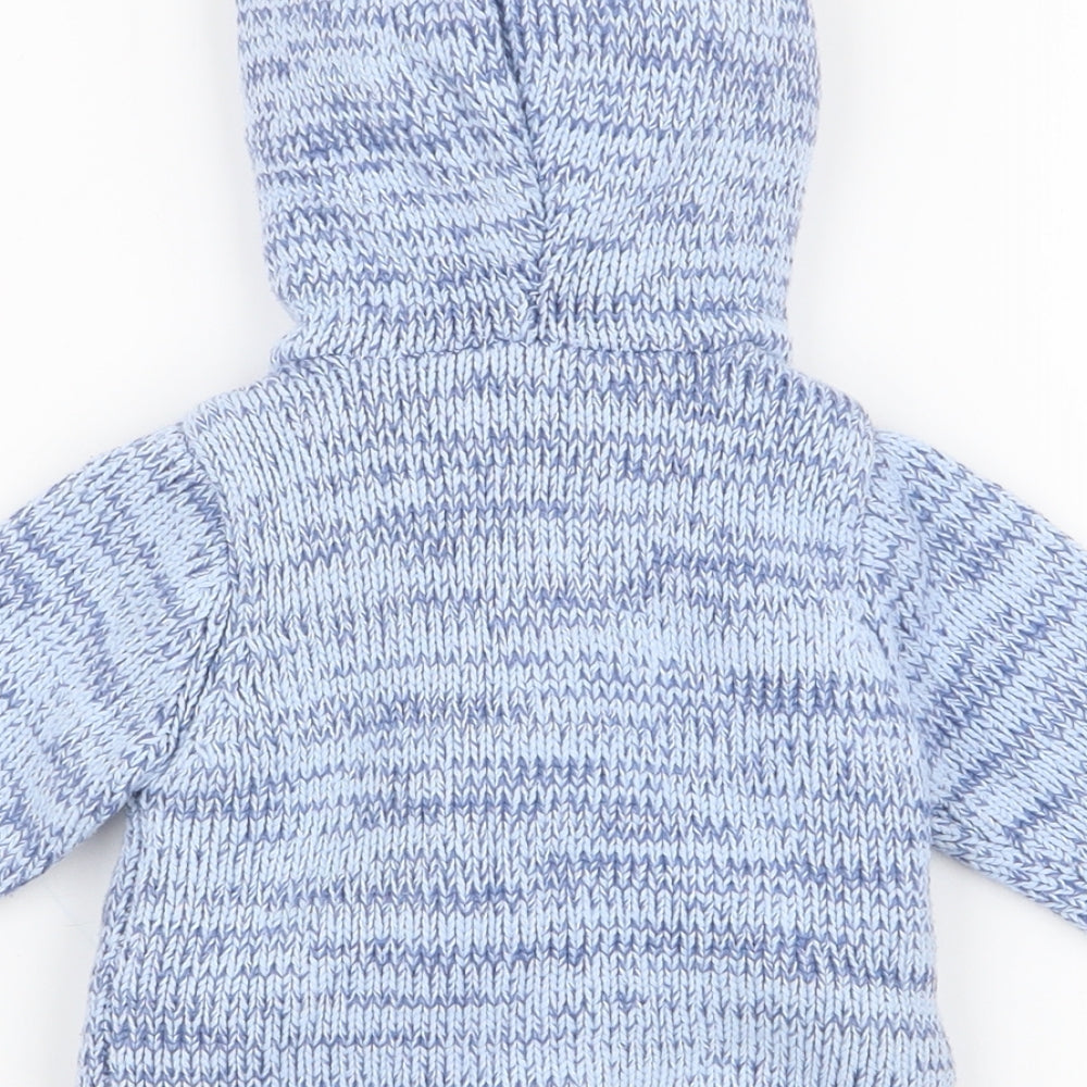 Matalan Boys Blue   Jacket  Size 0-3 Months   Button
