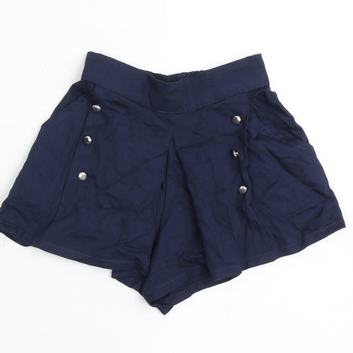 NEXT Girls Black  100% Viscose Cropped Trousers Size 3-6 Months  Pullover