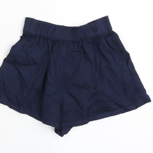 NEXT Girls Black  100% Viscose Cropped Trousers Size 3-6 Months  Pullover