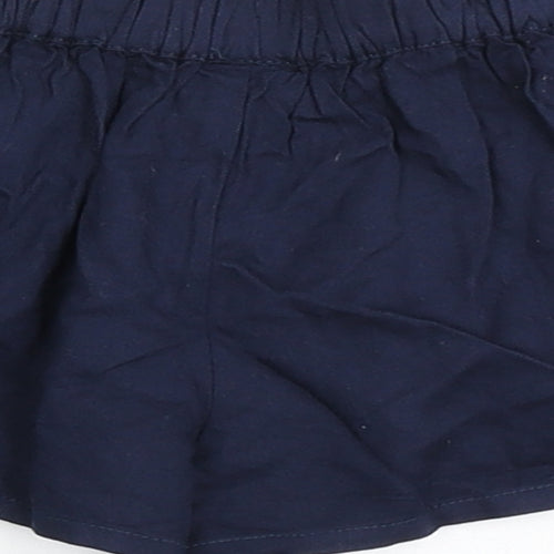 NEXT Girls Black  100% Viscose Cropped Trousers Size 3-6 Months  Pullover