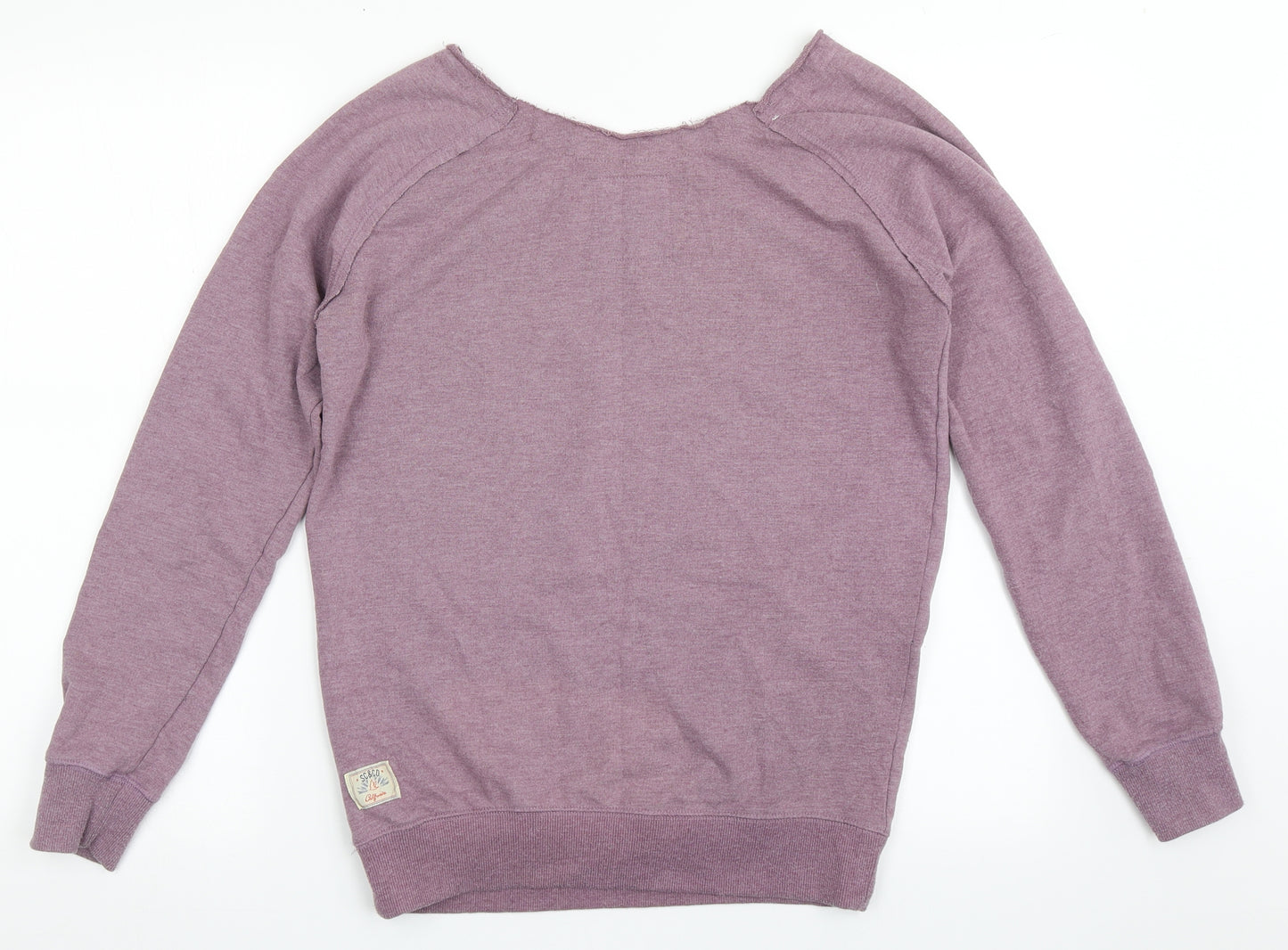 SoulCal&Co Womens Purple  Polyester Pullover Sweatshirt Size 10  Pullover