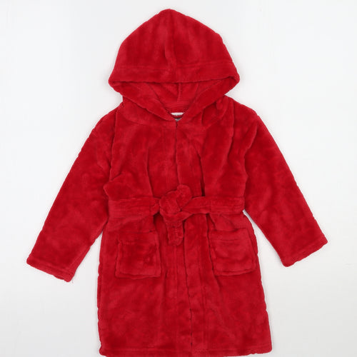 Primark Baby Red  Polyester  Gown Size 12-18 Months  Tie