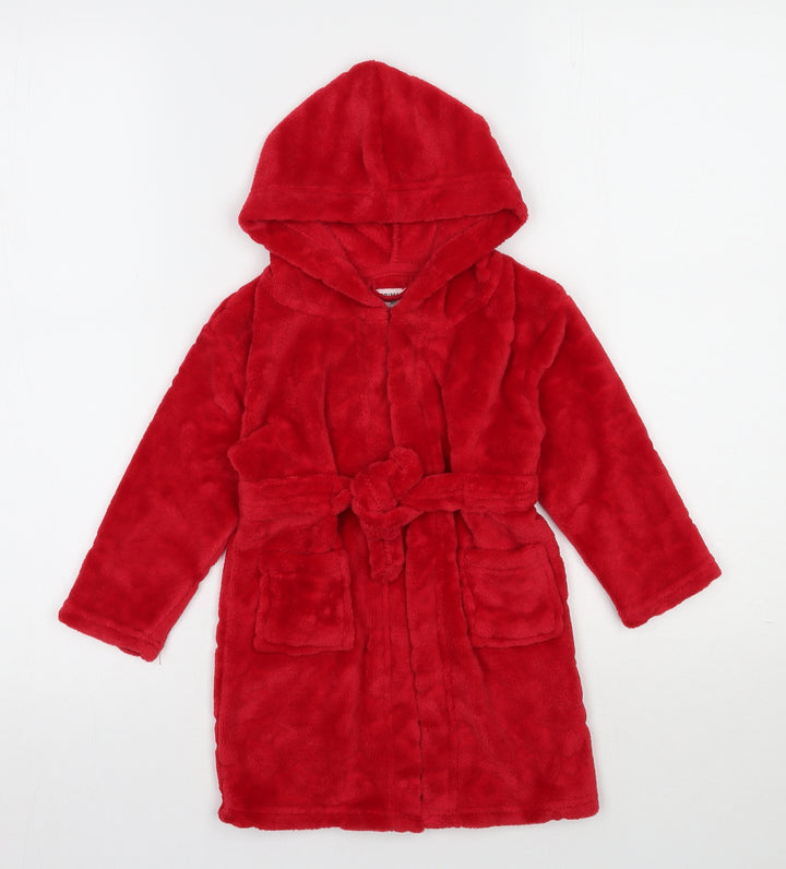 Primark Baby Red  Polyester  Gown Size 12-18 Months  Tie