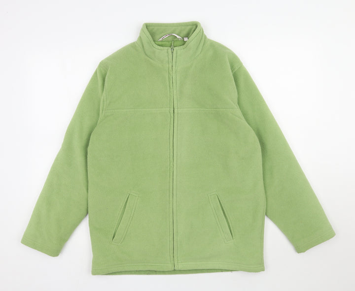EWM Womens Green Jacket Size 10 Zip