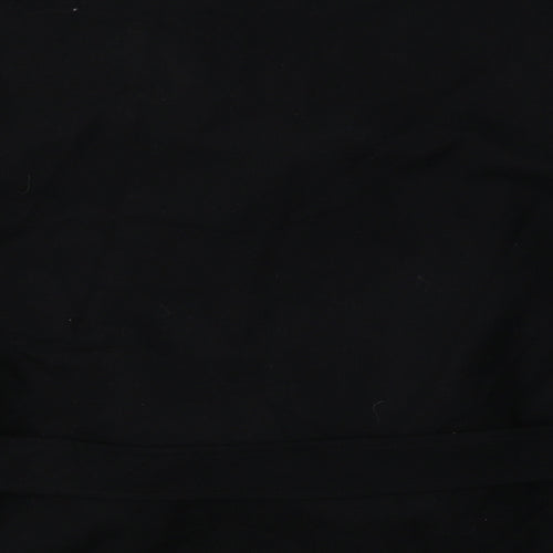 FLORENCE & FRED Womens Black   Jacket Coat Size 20  Tie