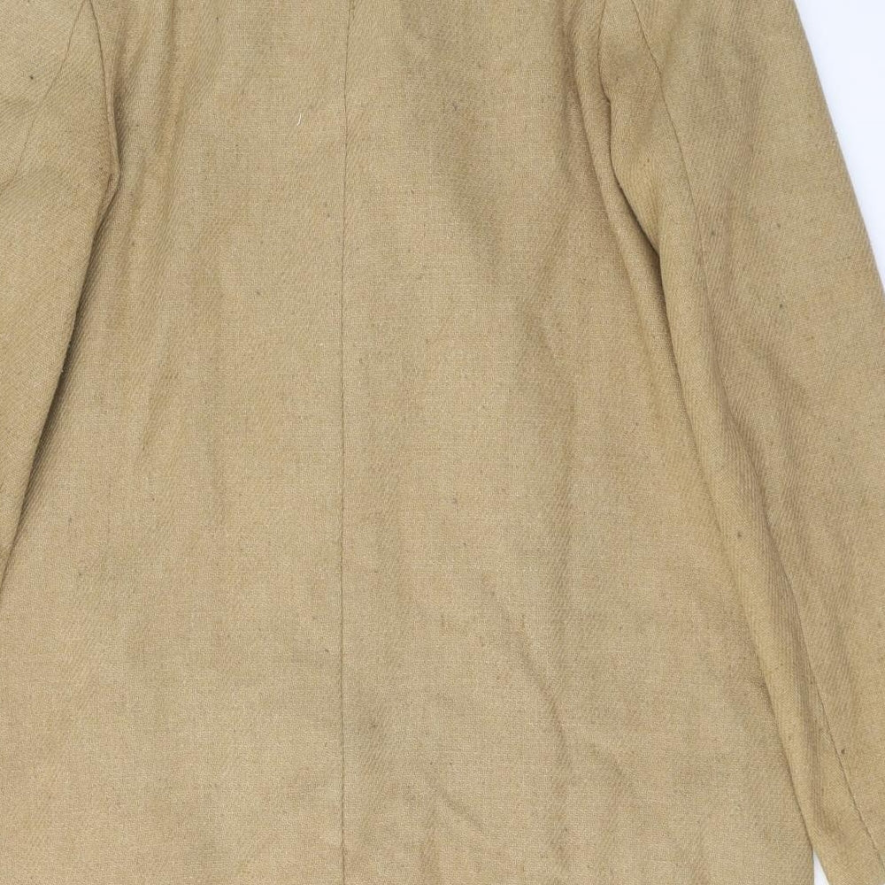Gap Womens Beige   Pea Coat Coat Size S  Button